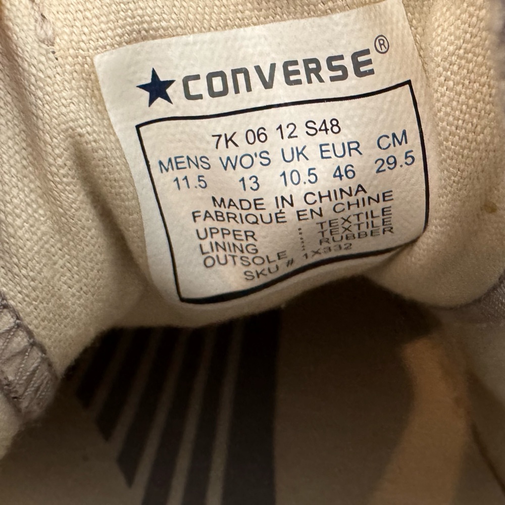 Converse premiere all star vintage light purple men’s US 11.5 women13 - Picture 8 of 8